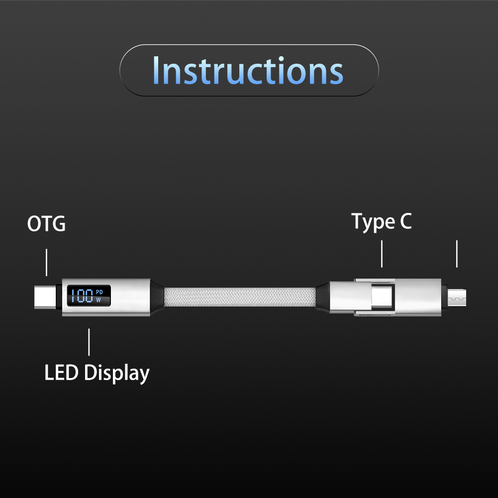 Magnetic charge cable